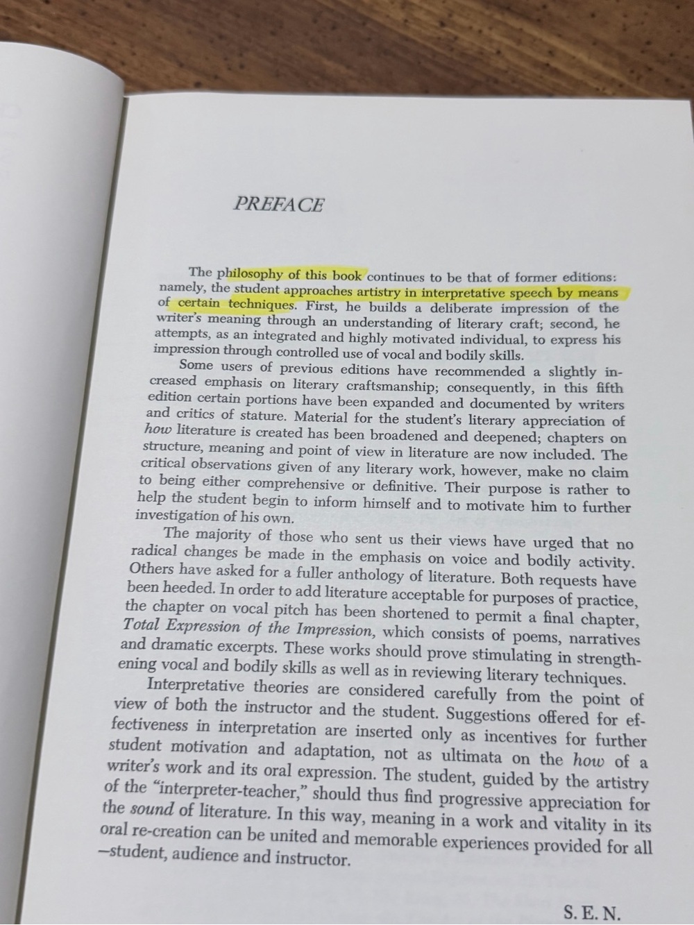 The Art of Interpretative Speech Hardcover Book - Brown - Picture 9 of 13